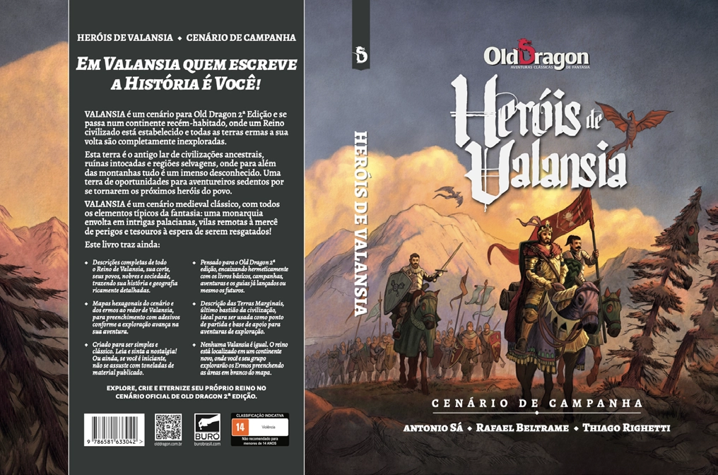 Capa Cenário de Campanha: Heróis de Valansia